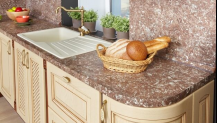 Оптимальный цвет столешницы для кухни из искусственного камня